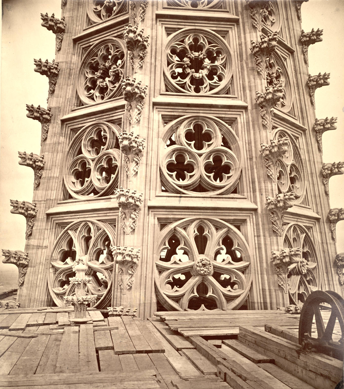 Detail, Cologne Cathedral Tower, Cornell University Library